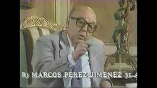 Napoleon Bravo entrevista al ex-Pte. Marcos Perez Jimenez (Parte 1)