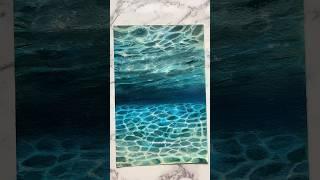 Painting the ocean floor! Come back for when I add something swimming inside #ocean