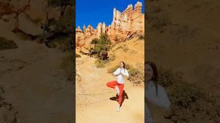 #yoga #treepose in Bryce Canyon #nationalpark ️