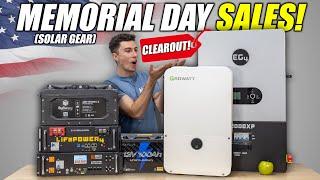 Memorial Day Solar Deals You Can't Miss - Batteries, Inverters, Solar Panels & More!