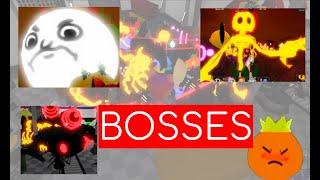 ALL BOSSES!!!!! TOWER HEROES - Roblox