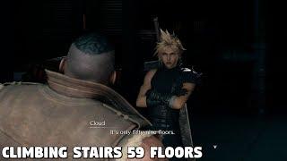 Final Fantasy 7 REMAKE - Climbing Stairs 59 Floors Shinra HQ