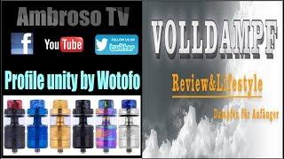 Wotofo Profile unity RTA Mesh Coil wickeln gedampft fazit in deutsch