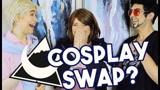 Stealing Each Other's Cosplay?! Costume Swap Challenge!