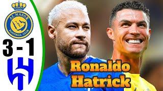 Ronaldo Show  Crazy Hat-Trick - AL Nassr vs AL Hilal 3-1 - All Goals & Highlights - 2024