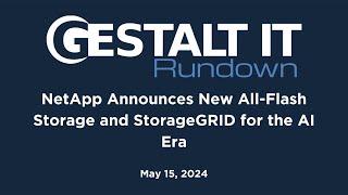 NetApp Announces New All Flash Storage and StorageGRID for the AI Era