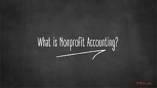 Nonprofit Accounting Basics