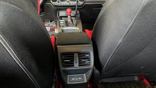 I installed Mikstore rear vents and rear USB ports in my 2024 Civic Type-R