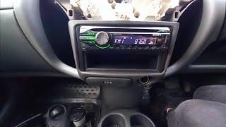 Замена магнитолы на Toyota Vitz