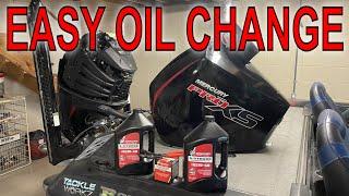 Mercury ProXS Oil Change - Easy To Do