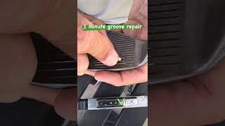 Repair your worn grooves in 1 minute with GrooVex.