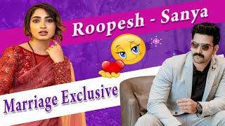 Roopesh - Sanya Marriage Exclusive | Jhanvi channel