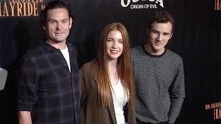 Henry Thomas, Annalise Basso, Parker Mack "LA Haunted Hayride's 8th Annual VIP Event" Red Carpet