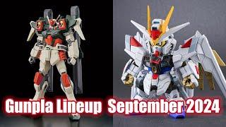 Gunpla Lineup September 2024