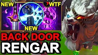 Wild Rift China Rengar Jungle - NEW Backdoor Rengar Build Runes - Crazy 3TP Team Macro