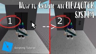 How to Create an ELEVATOR SYSTEM - Roblox Studio