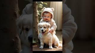 Kid with dog having fun | Jas tv