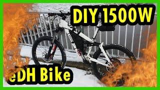 1500W 48V eBike Umbau DIY - UMF Freddy Team 1 - 1000W eDH Bike - 60kmh e Bike - eBikeundSo