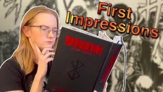 Berserk Vol 1-3 First impressions | Black Swordsman Arc |