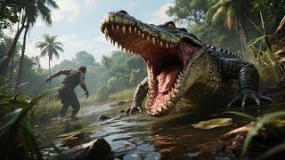 【MOVIE】A giant mutant crocodile appears, and the jungle turns into a killing field in seconds.