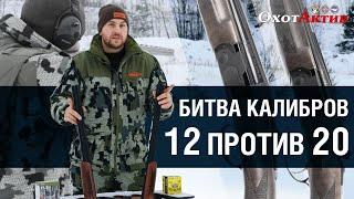 Какой калибр выбрать охотнику? 12-й или 20-й калибр. В чем разница. Обзор и тест калибров.