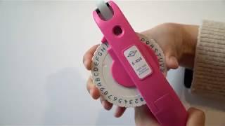 How to use MOTEX E-404 Embossing label maker