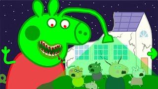 Peppa Pig Vs Zombie Apocalypse, Peppa Pig Face Zombie At House!!?‍️ | Peppa Pig Funny Animation