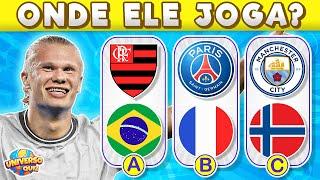 Adivinhe a SELEÇÃO e o CLUBE dos Jogadores - 7 | Adivinhe em qual Seleção e Clube eles Jogam