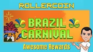 Rollercoin - Brazil Carnival Progression Event | Awesome Rewards