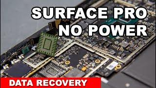 Surface pro not turning on - data recovery