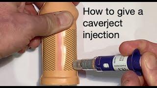 How to give a Caverject injection for ED