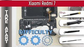 How to disassemble  Xiaomi Redmi 7 (M1810F6LG) Take apart Tutorial