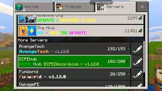 6 servers for MCPE! 