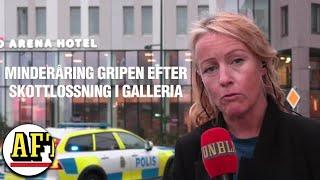 Minderårig gripen efter skottlossning  i galleria