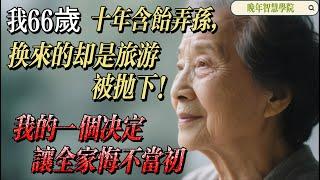 【晚年智慧學院】我66歲 十年含饴弄孙，换来的却是旅游被抛下！我的一个决定，让全家悔不当初…… #人生感悟 #晚年生活  #幸褔晚年
