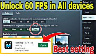 Best GFX tool for pubg and setting for 60 fps|| best setting for low End device