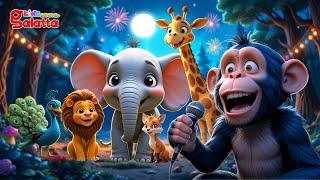 കാടിനുള്ളിലെ ആഘോഷം - Celebration in the forest | Malayalam Nursery Rhymes for Children |Galatta Kids