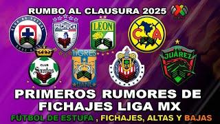  PRIMEROS RUMORES Y FICHAJES LIGA MX CLAUSURA 2025 | IDRISSI FICHAJE DEL AMÉRICA? BAJA DE CHIVAS!