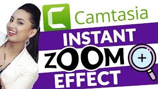 Camtasia 2020 Tutorial: How to Do an Instant Zoom Effect 