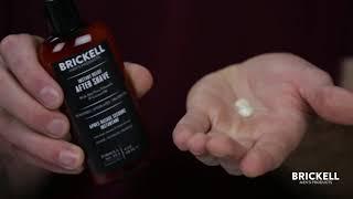 Brickell Men's Products - Instant Relief Aftershave for Men Tutorial