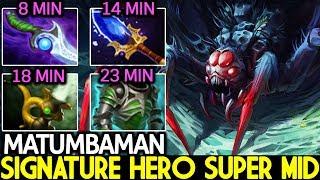 MATUMBAMAN [Broodmother] Becomes Monster with Signature Hero Mid 7.22 Dota 2