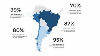 World South America Map: Keynote Maps of South America Presentation