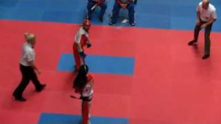 WAKO 2009 Kim Tamara Samonte v Ksenia Guralnik