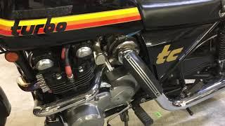 Turbocharged Vintage Kawasaki Motorcycle, 1978 Z1R-TC Turbo!