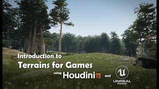 Houdini Tutorial - Introduction to Terrains for Games in Houdini and Unreal Engine - [TRAILER]