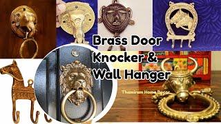 Knocker for the Front Door | Brass Wall Hanger | Elephant Door Knocker | Brass Home decor