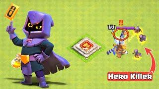 Every Level Heroes vs HeadHunter - Clash of Clans