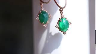 Jewelry NUVO Misha green Earring 02