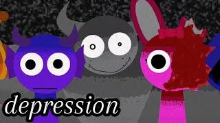 "depression" | An Incredibox - Sprunki Retake (Gray Update) Mix