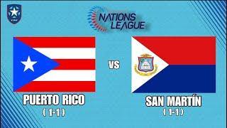 Puerto Rico  vs San Martin #NationsLeague #CONCACAF #ElHuracanAzul